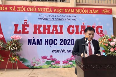 Một số hình ảnh Lễ Khai giảng năm học mới 2020 – 2021 của Trường THPT Nguyễn Công Trứ (NCTr Online)