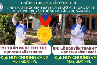 Kết quả kỳ thi Olympic truyền thống 10-3 tỉnh Đắk Lắk lần thứ VIII, năm 2025 (NCTr Online)