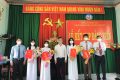 Lễ kết nạp Đảng viên mới của Chi bộ trường THPT Nguyễn Công Trứ.