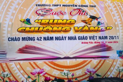 Cuộc thi “Rung chuông vàng” chào mừng 42 năm ngày Nhà giáo Việt Nam (20/11/1982 – 20/11/2024).